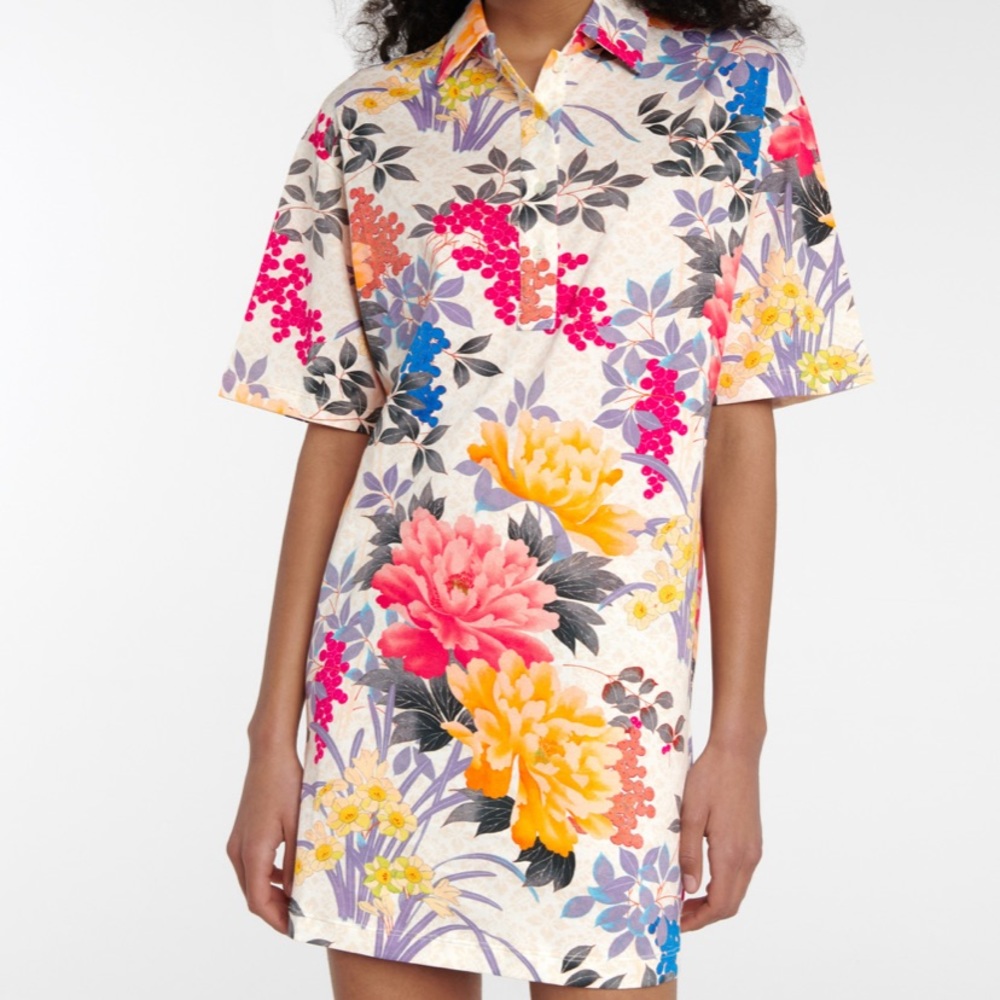 Etro floral cotton minidress 38